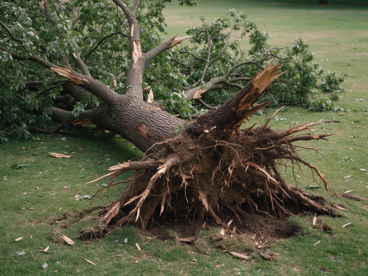 tree removal project in Old Cloverdale, Montgomery